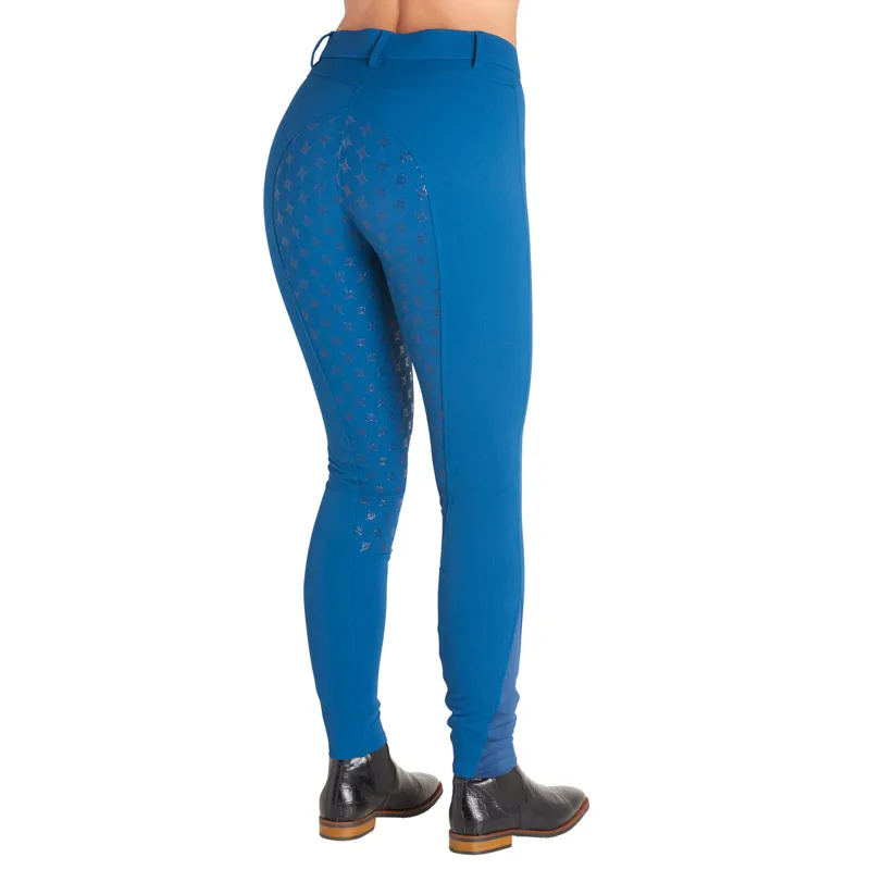 Montar Leah Ladies Full Seat Silicone Breeches - Petrol